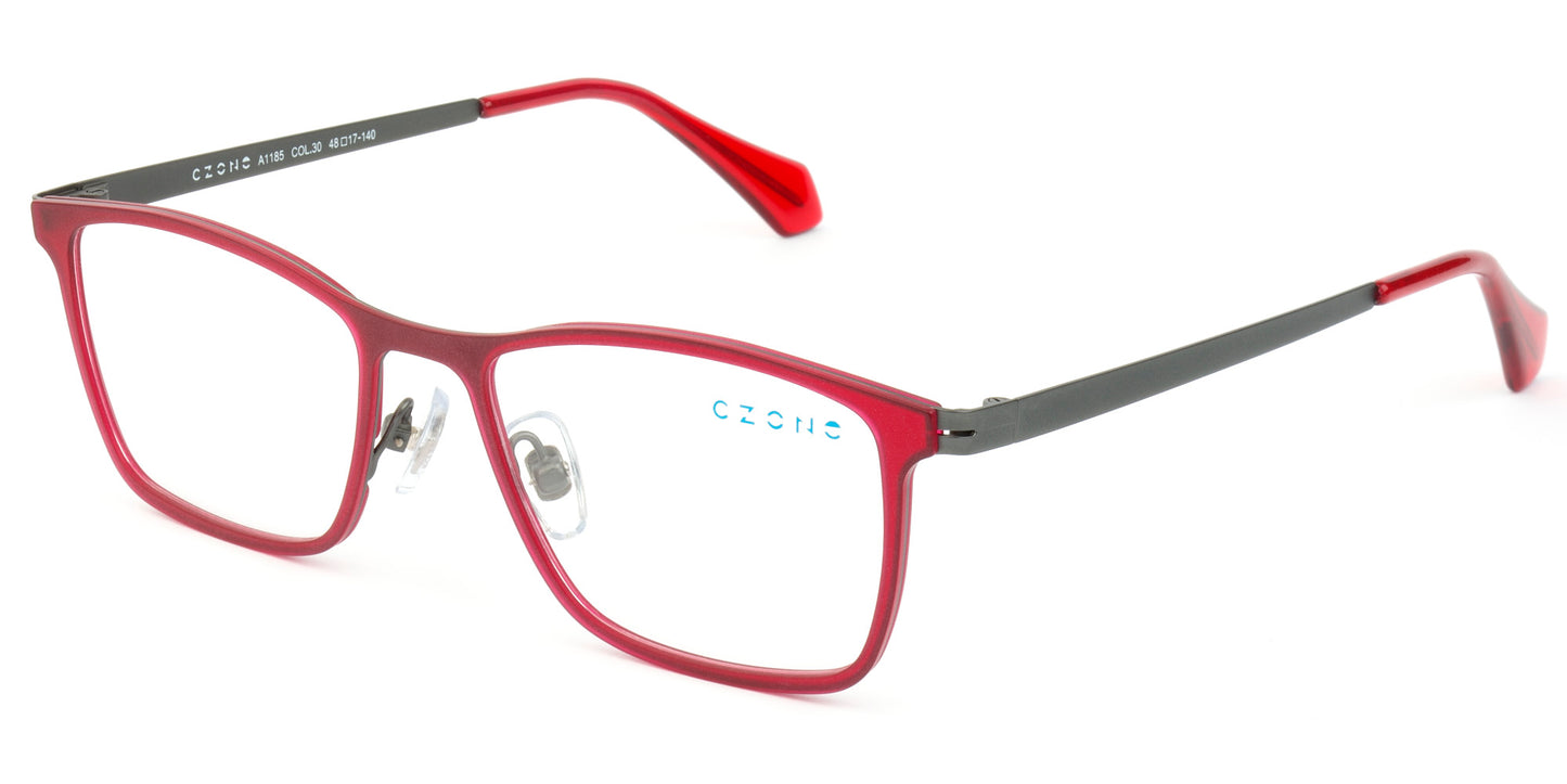 C-Zone Full Rim Square Eyeglasses A1185