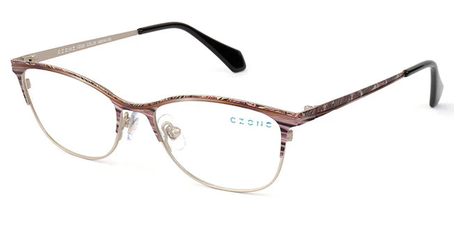 Rose Gold Full Rim Oval Eyeglasses U2225