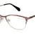 Rose Gold Full Rim Oval Eyeglasses U2225