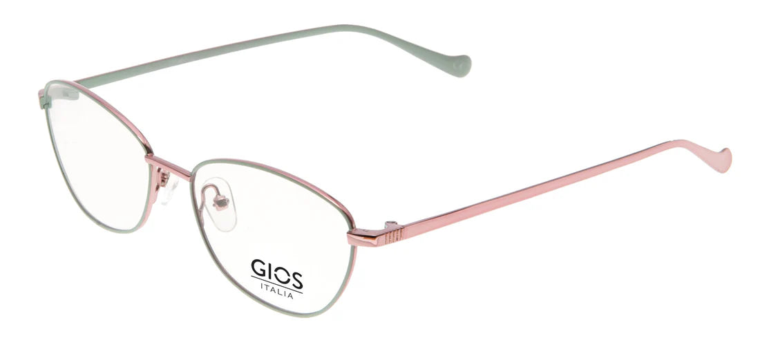 Rose Gold Full Rim Rectangle Eyeglasses GI LP100021