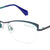 Rose Gold Semi-Rimless Cat Eye Eyeglasses E2219