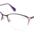 Rose Gold Semi-Rimless Cat Eye Eyeglasses J2294