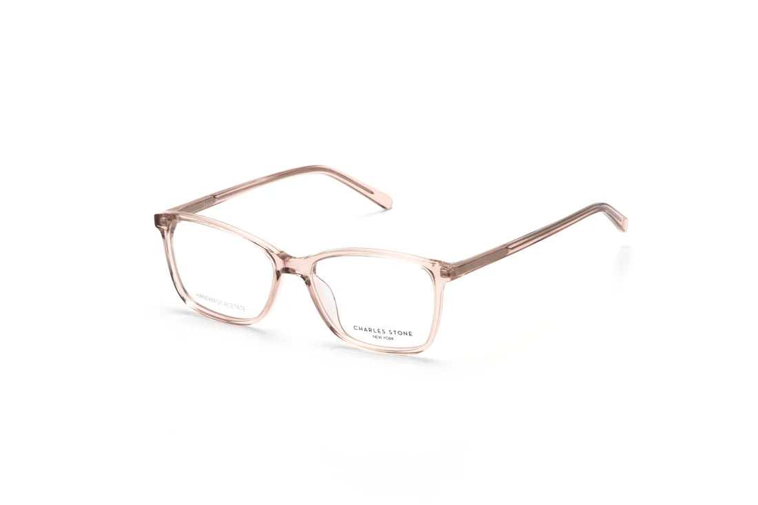 Rose Gold Full Frame Rectangle Eyeglasses CSNY30078