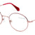 Rose Gold Full Rim Round Eyeglasses X2280
