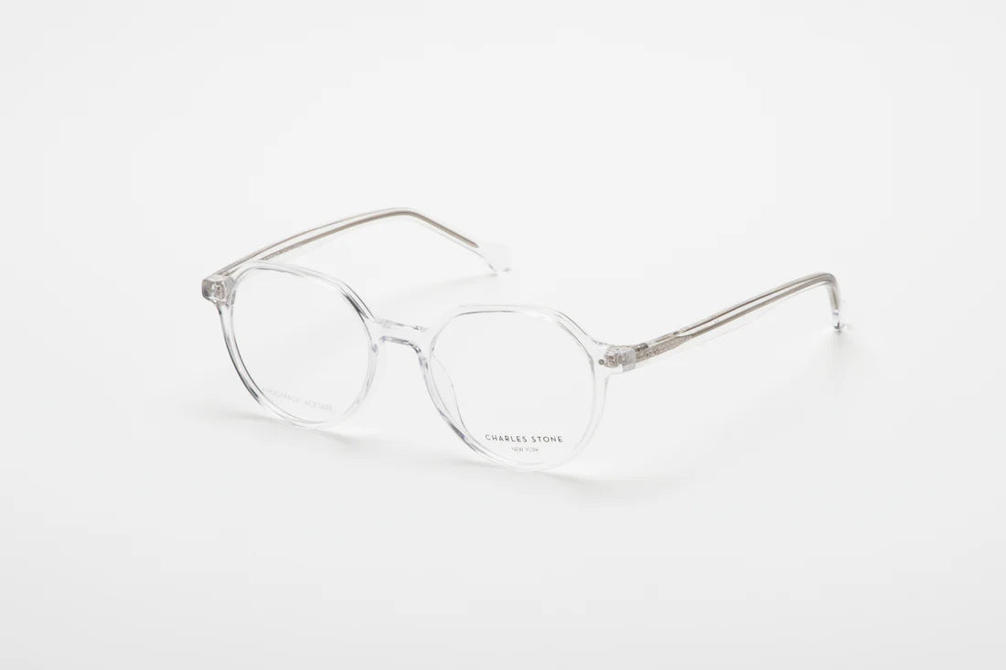 Silver Full Frame Oval Eyeglasses CSNY30075