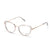 Silver Transparent Full Rim Oval Eyeglasses WM50204