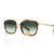 Tortoise Full Rim Rectangle Sunglasses BENNY C2 KRS024