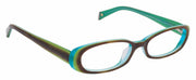 Stylish Transparent Full Rim Oval LL111 Eyeglasses