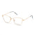 White Full Frame Rectangle Eyeglasses CSNY30084