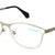 White Full Rim Oval Eyeglasses E1186
