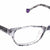 White Full Rim Rectangle Eyeglasses LL137
