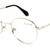 White Full Rim Round Eyeglasses W2256