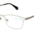 White Full Rim Square Eyeglasses A1184
