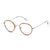 Yellow Full Frame Oval Eyeglasses CSNY30077