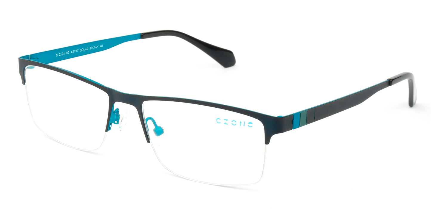 C-Zone Full Rim Rectangle Eyeglasses A5197