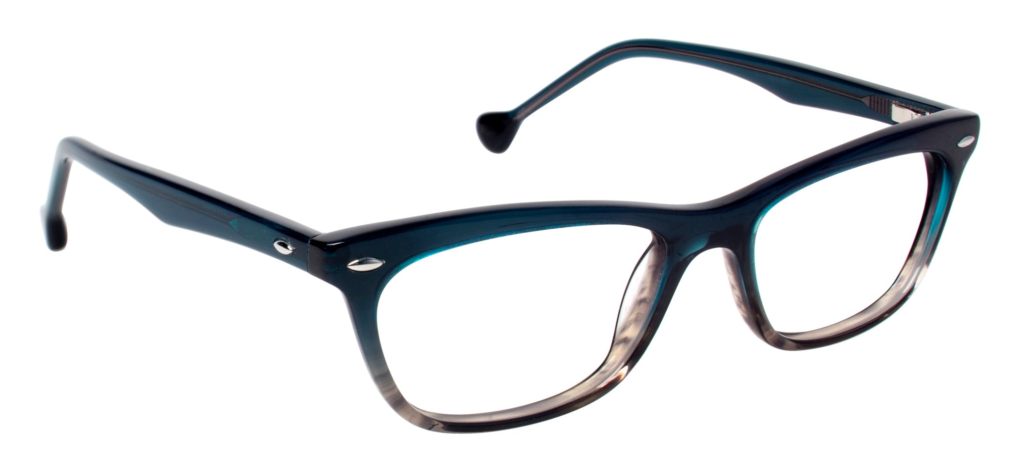 Stylish Transparent Full Rim Rectangle LL144 Eyeglasses