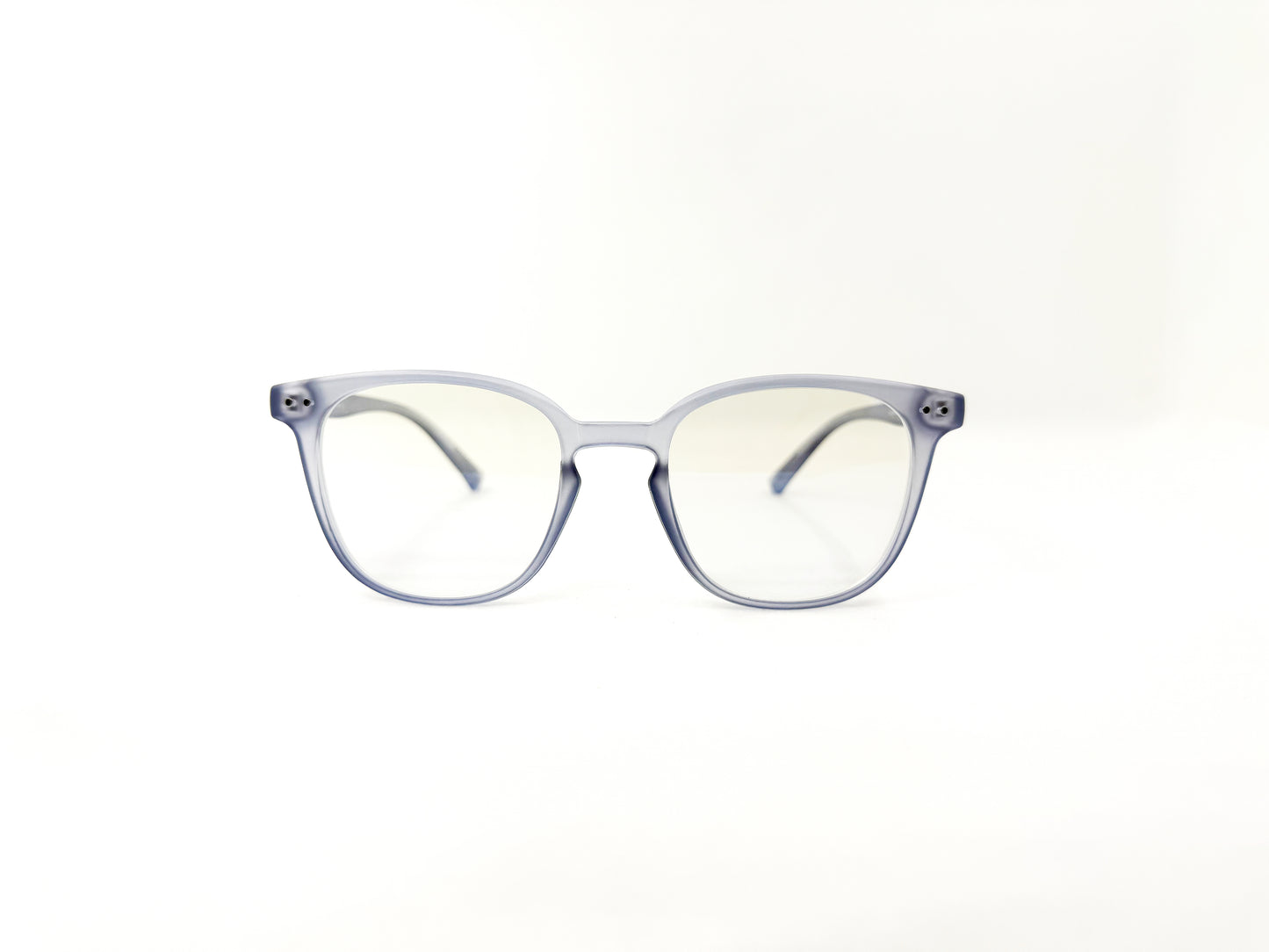 BL28048 Matt Crystal Blue Blue-Light Blocking Eyeglasses – 51-21-147