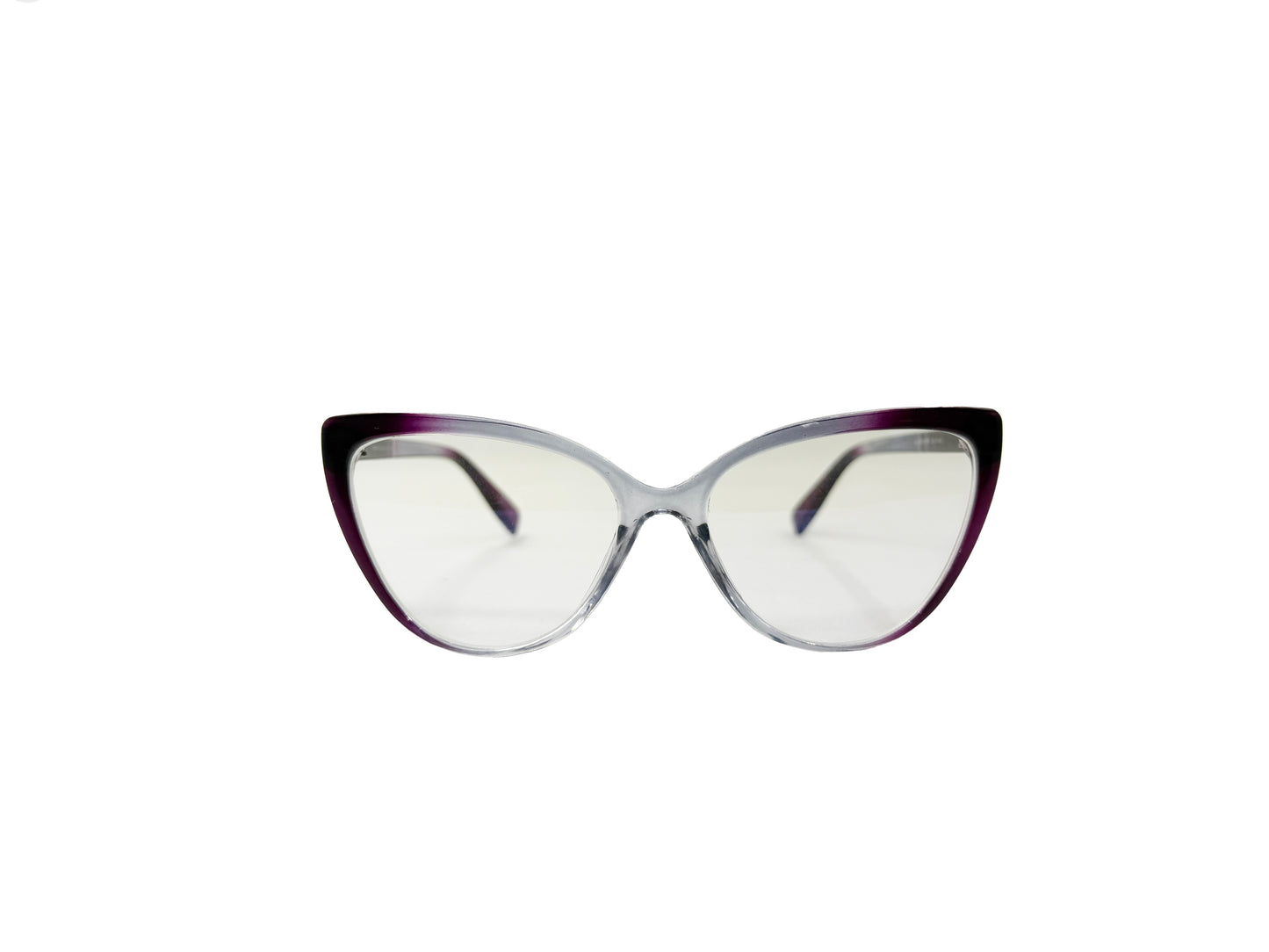 BL28070 Purple Grey Gradient Blue-Light Blocking Eyeglasses – 55-17-141