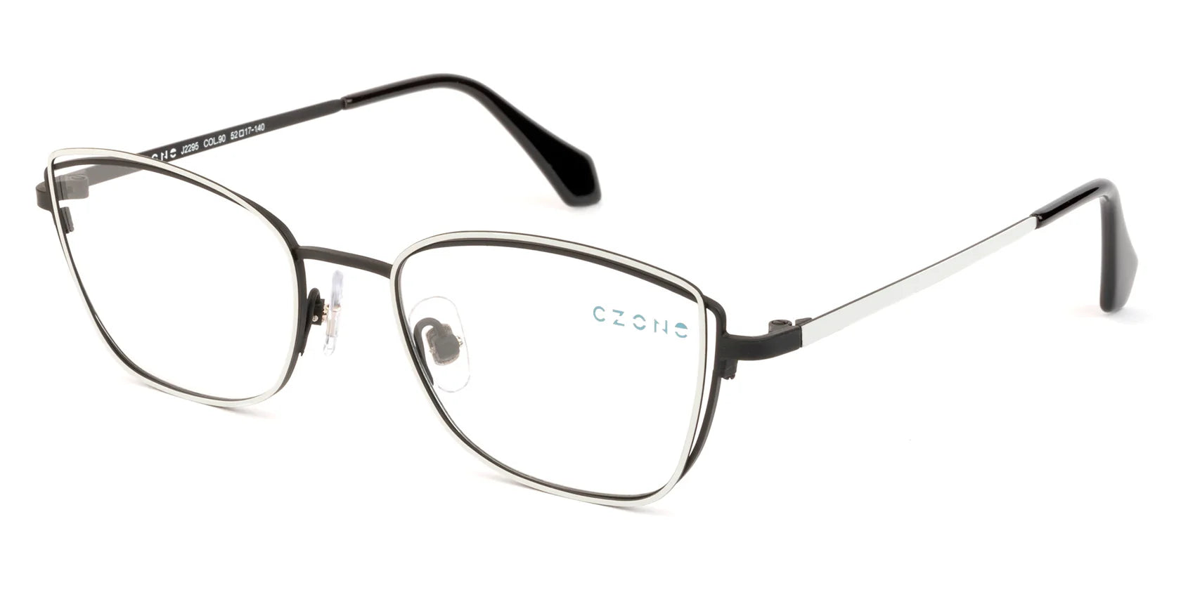 Black Full Rim Cat Eye Eyeglasses J2295 | Eyemanic Eyewear