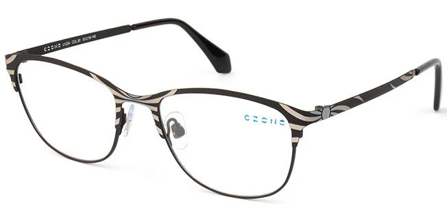 Black Full Rim Oval Eyeglasses U1204 