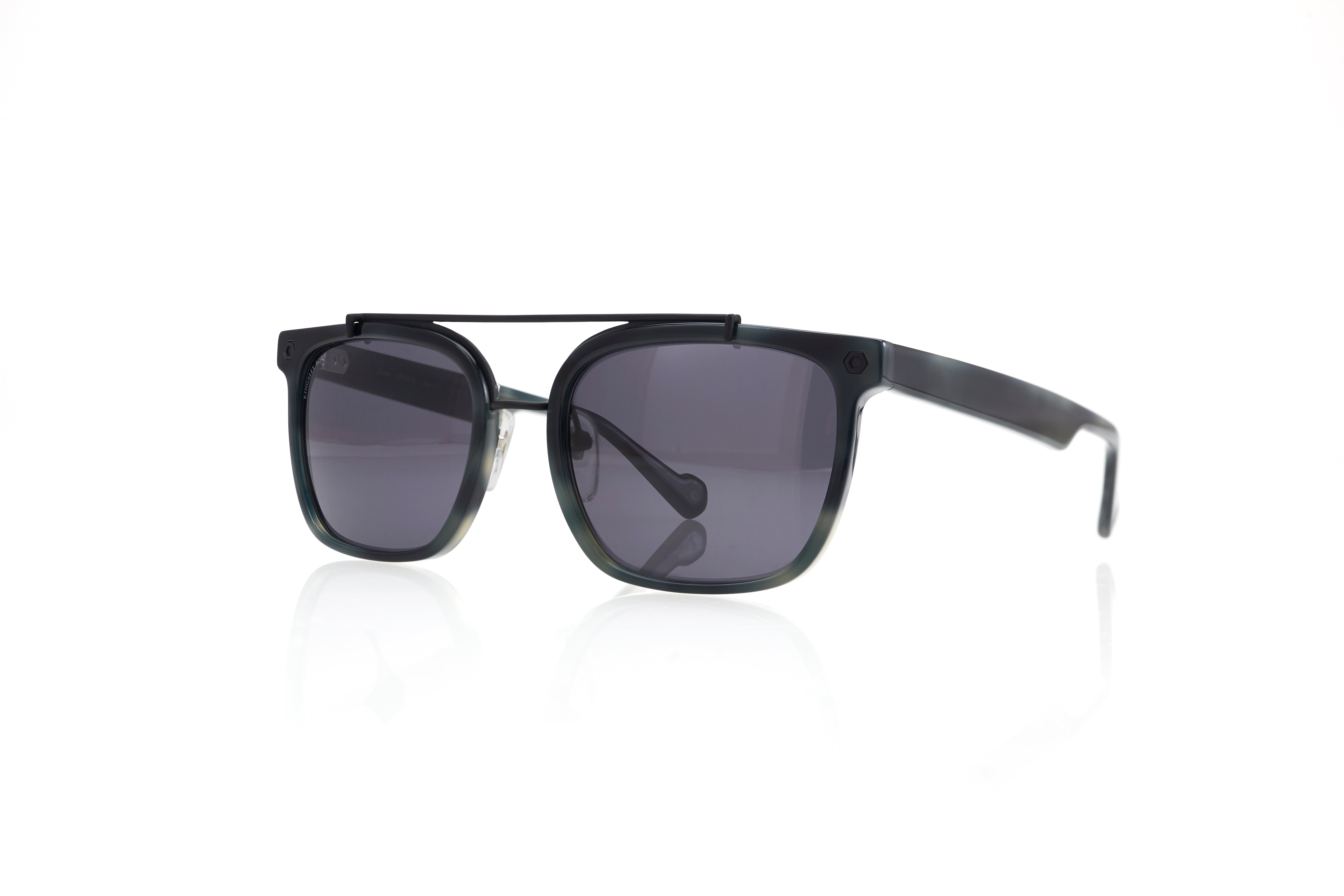 Black Full Rim Square Sunglasses DREW C1 NOIR KRS026 