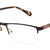 Black Semi-Rimless Rectangle Eyeglasses Q5204
