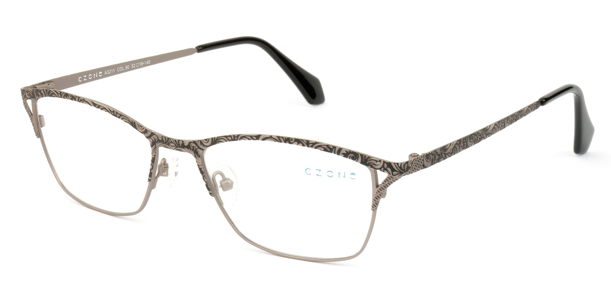 C-Zone Full Rim Square Eyeglasses A3211