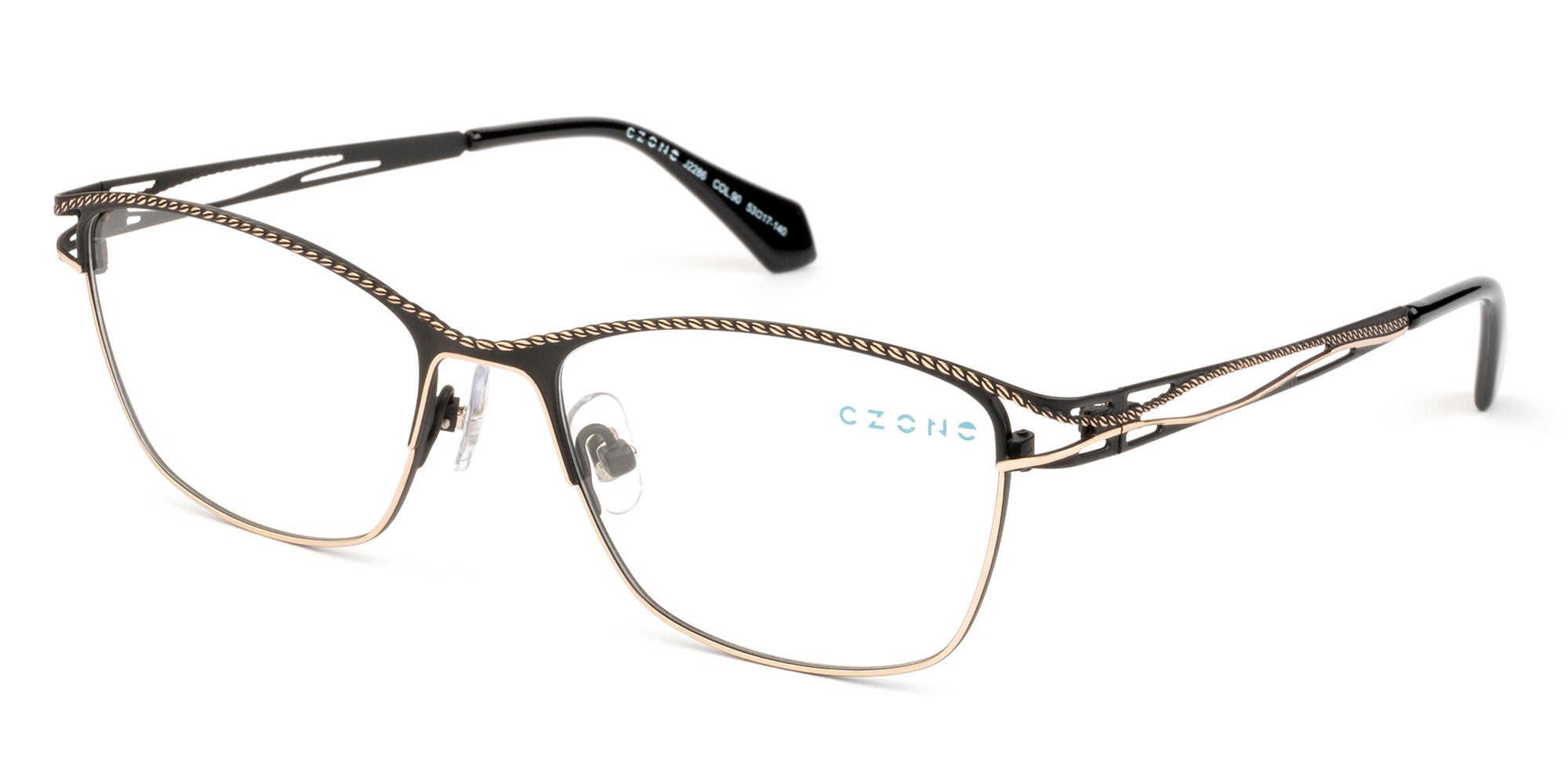 C-Zone Full Rim Square Eyeglasses J2286