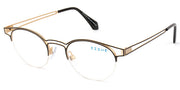 C-Zone Semi-Rimless Round Eyeglasses Q1209