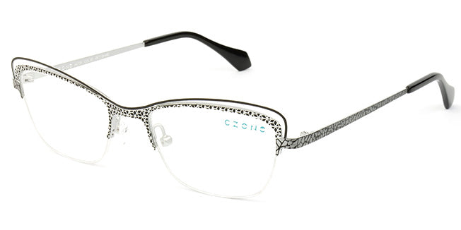 C-Zone Semi-Rimless Cat Eye Eyeglasses A4134