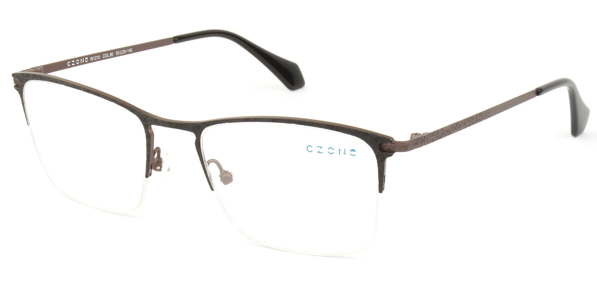 C-Zone Semi Rimless  Eyeglasses W1215