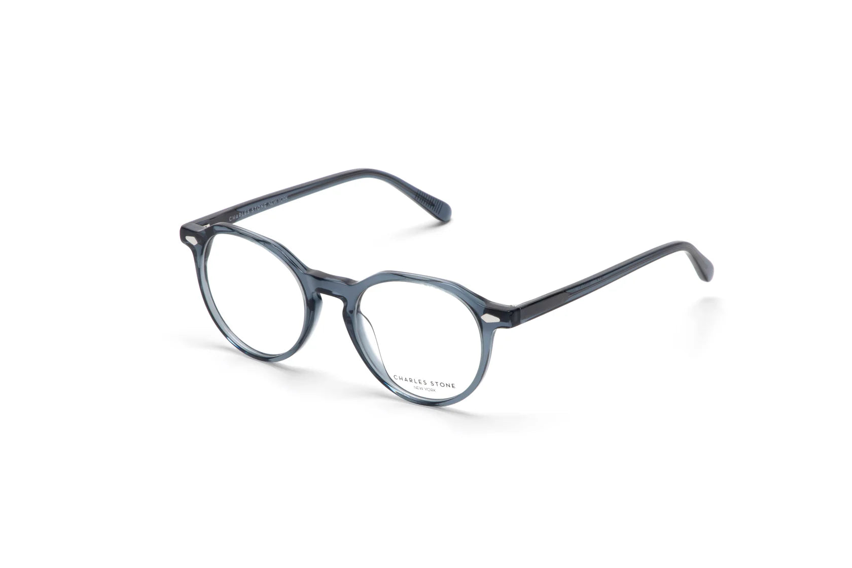 Blue Full Frame Round Eyeglasses CSNY30131 | Eyemanic Eyewear