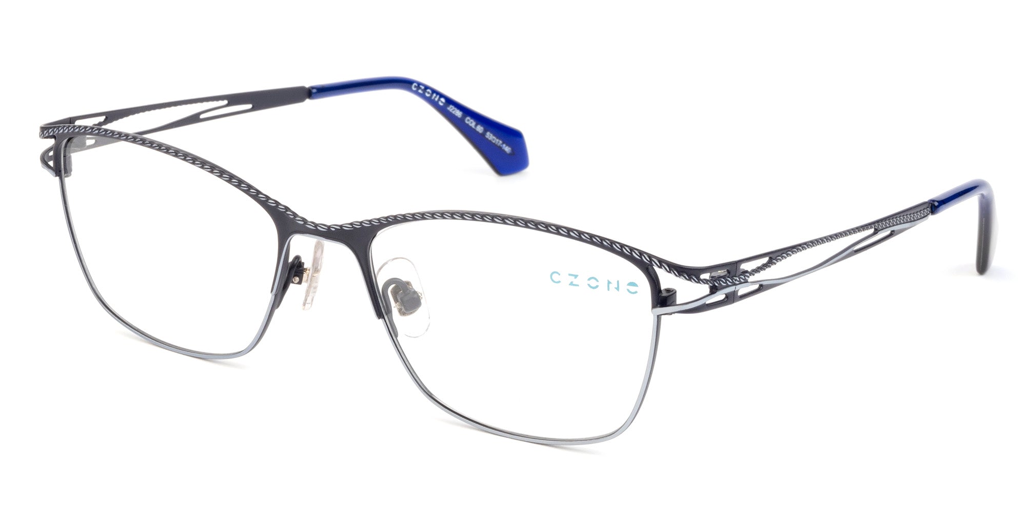 C-Zone Full Rim Square Eyeglasses J2286