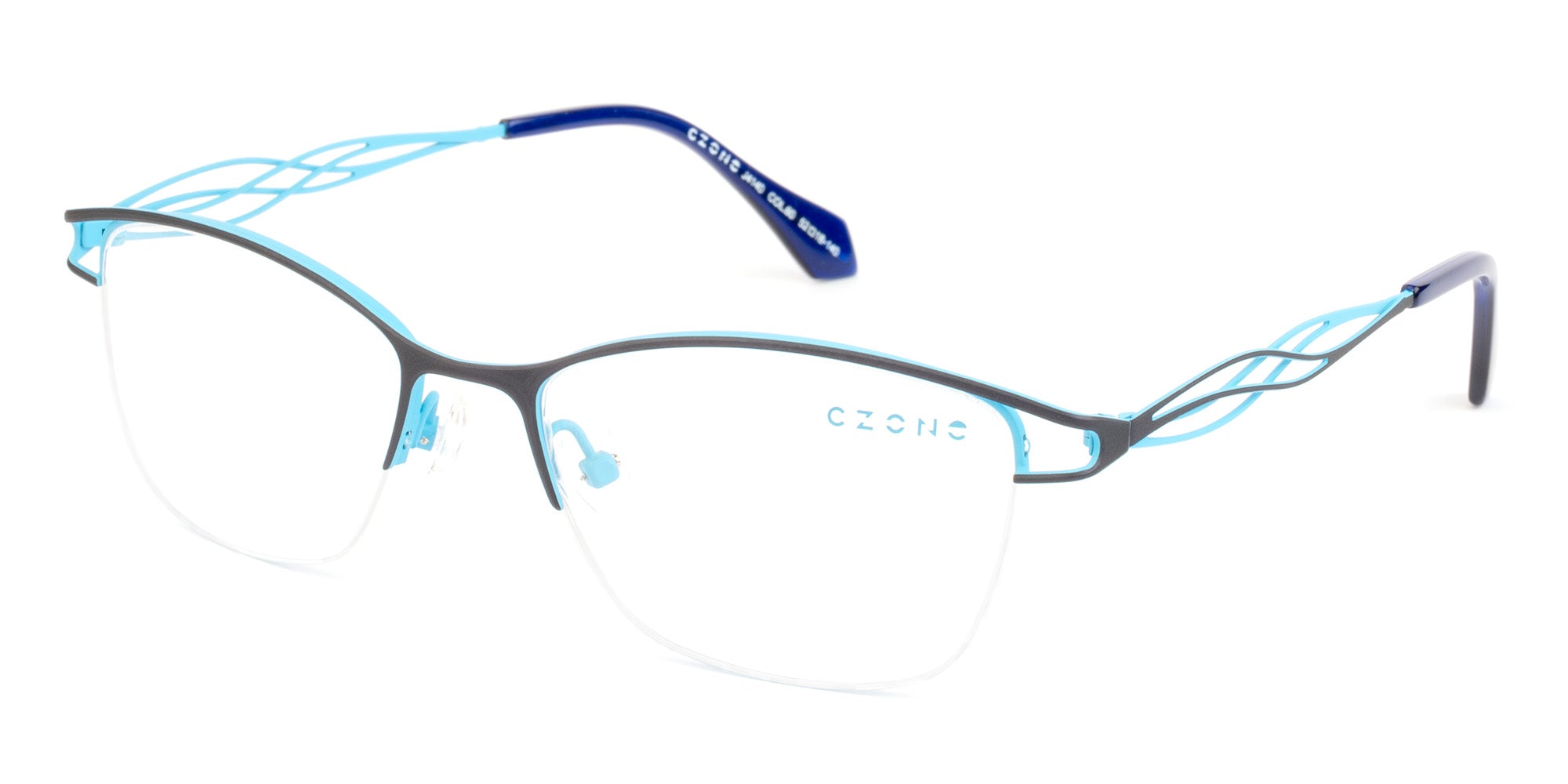 C-Zone Full Rim Square Eyeglasses J4140