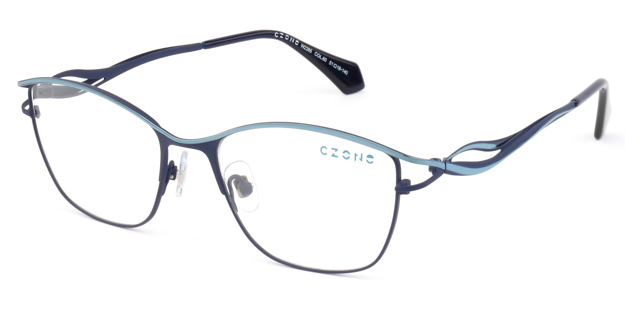 C-Zone Full Rim Square W2265 Eyeglasses