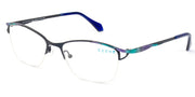 C-Zone Semi-Rimless Square Eyeglasses E4136