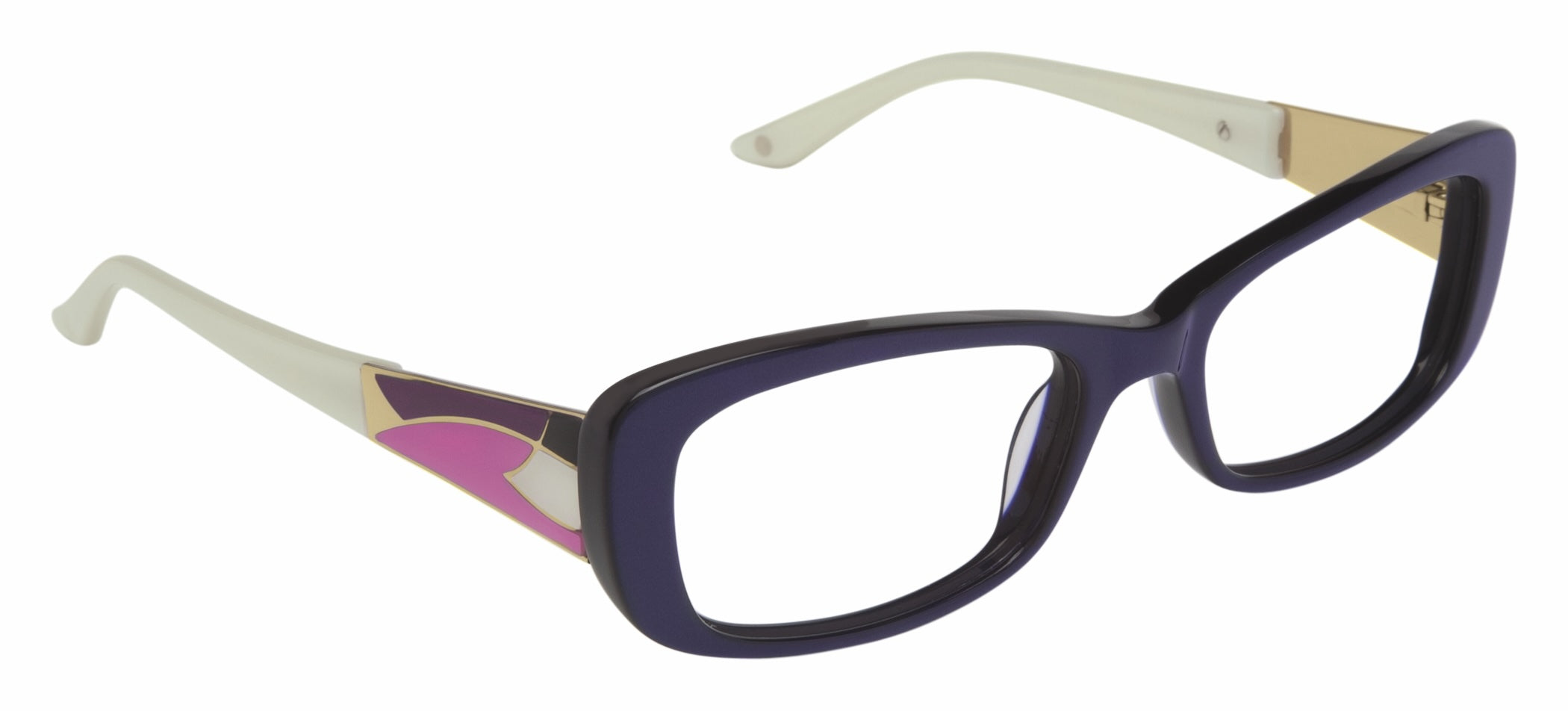 Transparent Full Rim Rectangle LL115 Eyeglasses