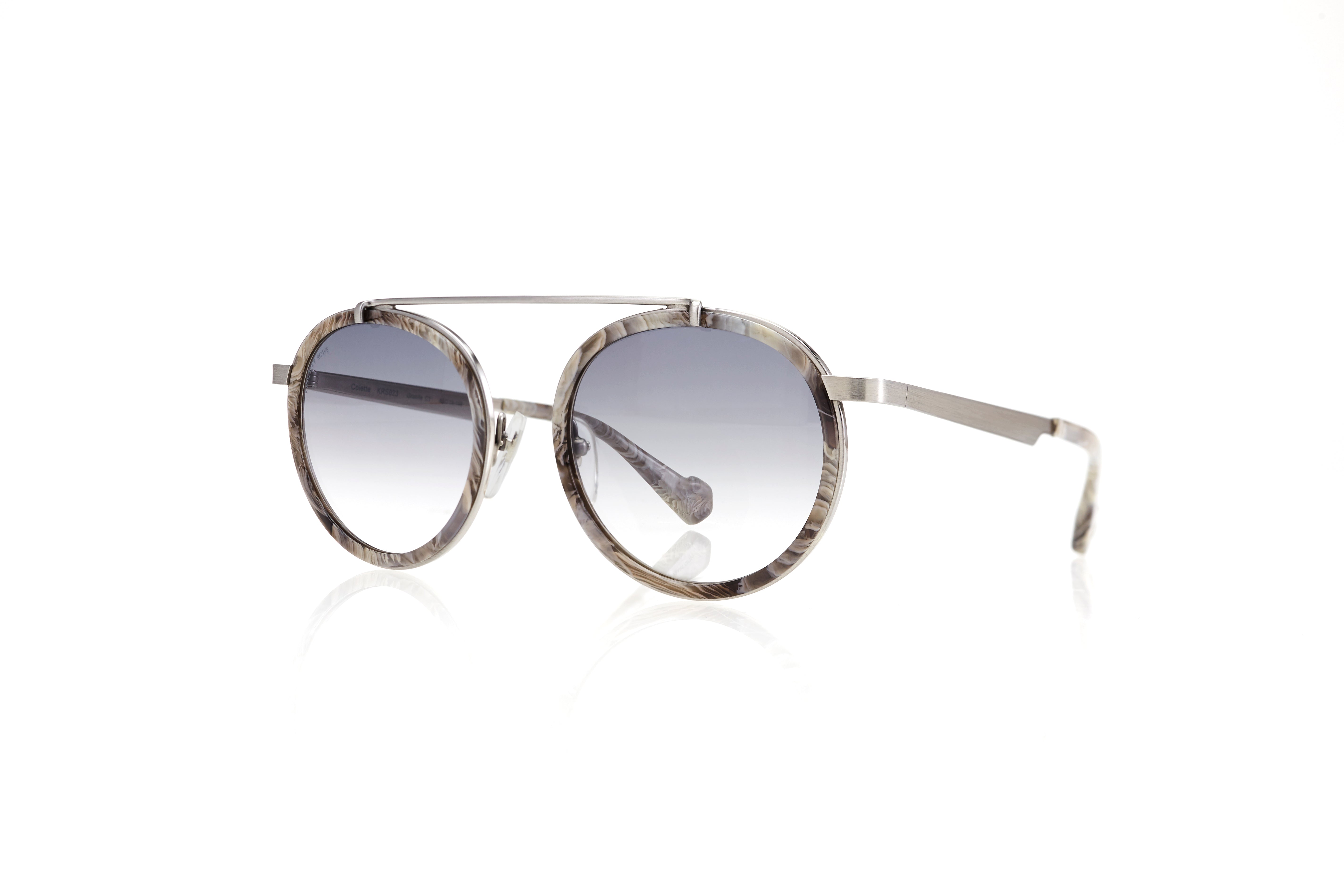Granite Full Rim Round Sunglasses COLETTE C1 KRS023