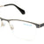 Gray Semi-Rimless Rectangle Eyeglasses E2218