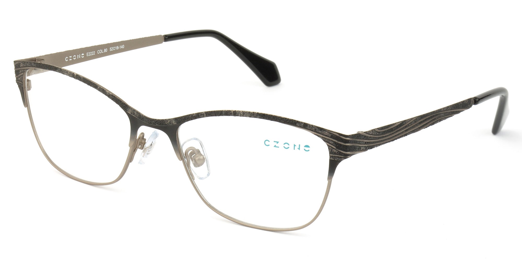 C-Zone Full Rim Square Eyeglasses E2222