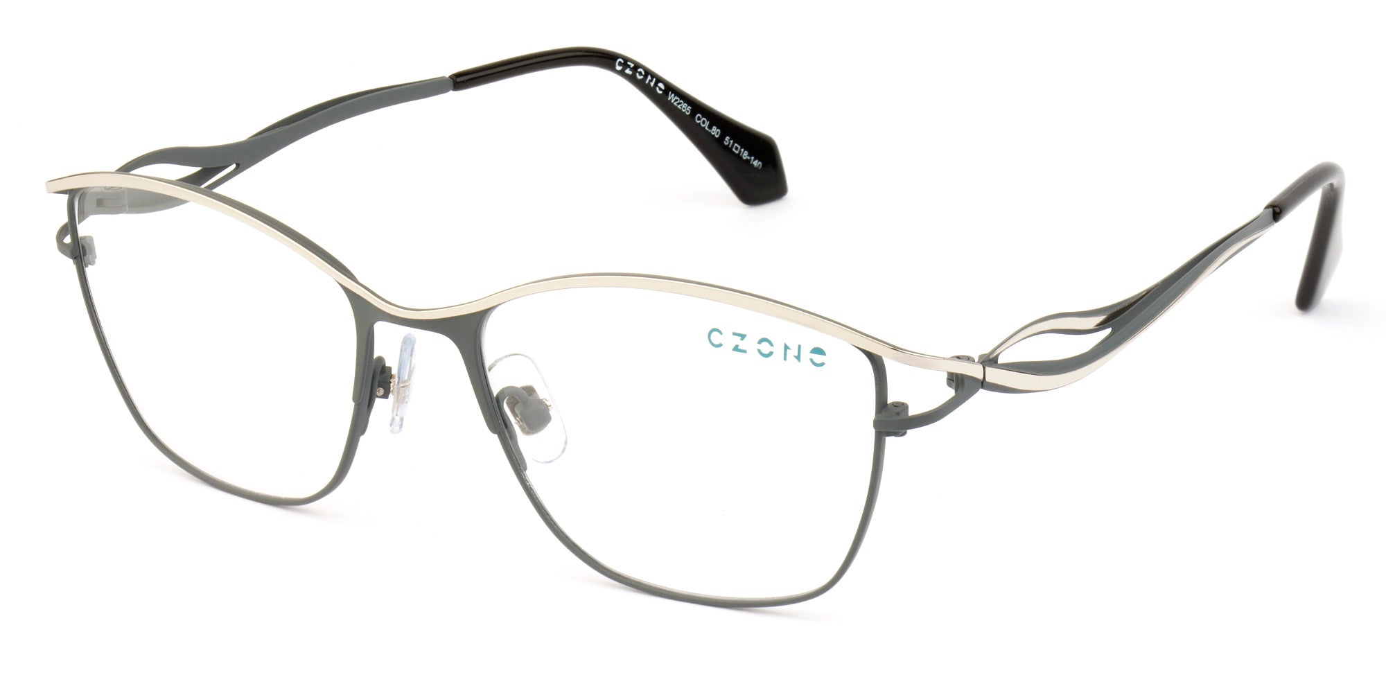 C-Zone Full Rim Square W2265 Eyeglasses