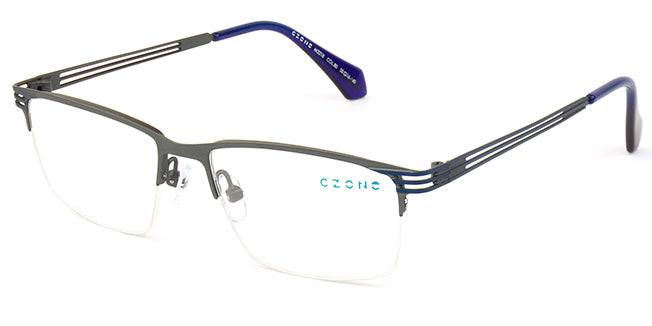 C-Zone Semi-Rimless Rectangle Eyeglasses M3218