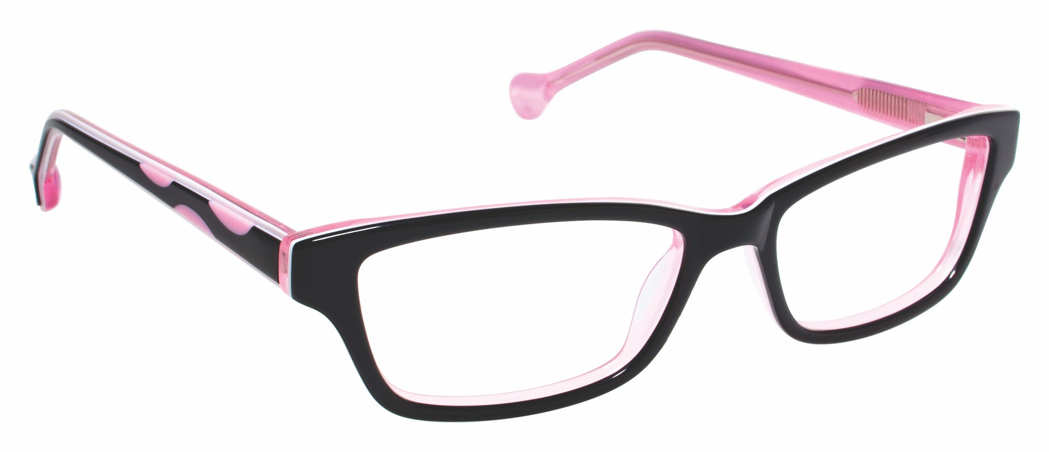 Transparent Full Rim Rectangle LL132 Eyeglasses