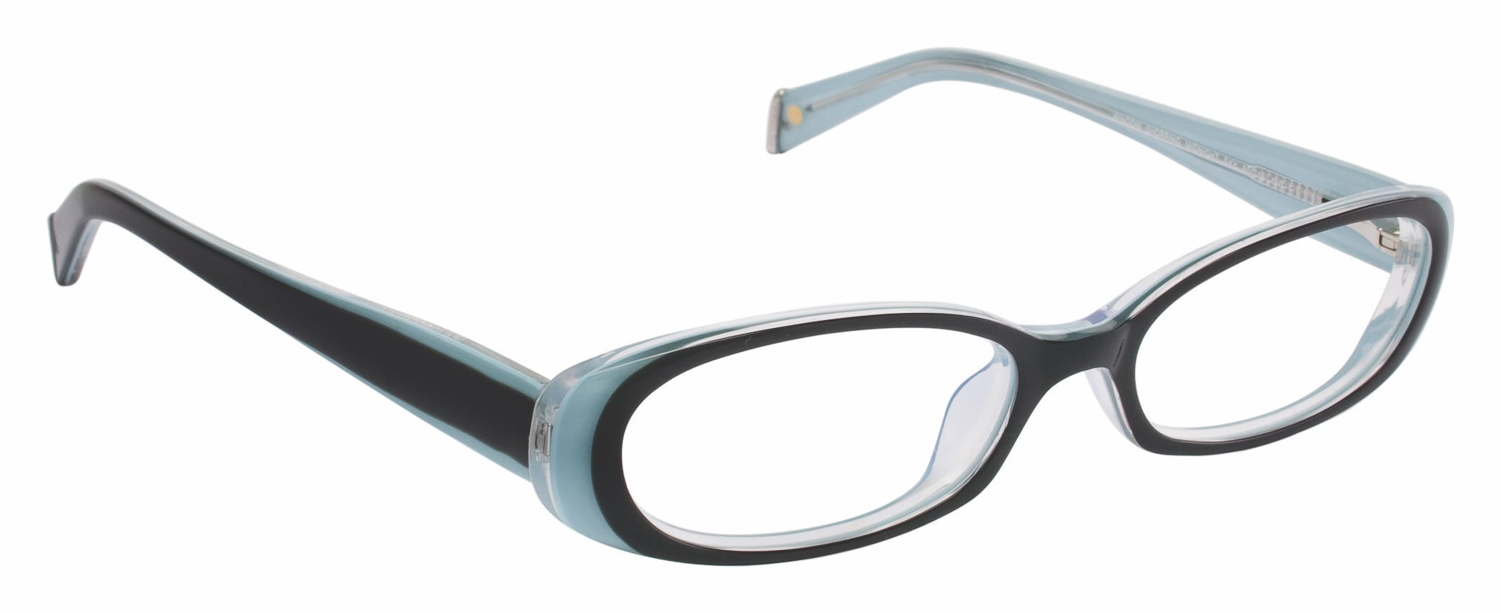 Stylish Transparent Full Rim Oval LL111 Eyeglasses