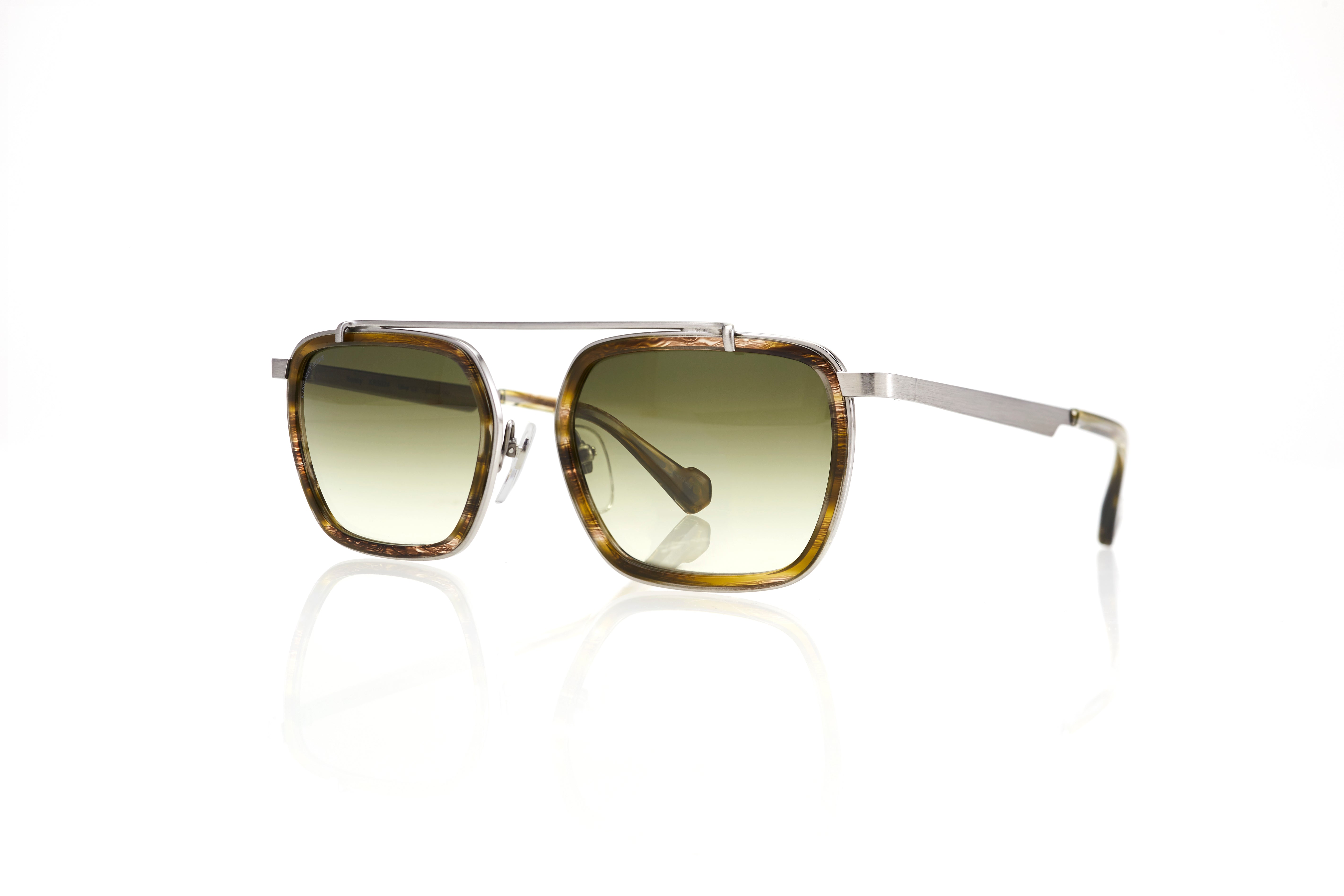 Olive Full Rim Square Sunglasses BENNY C3 KRS024