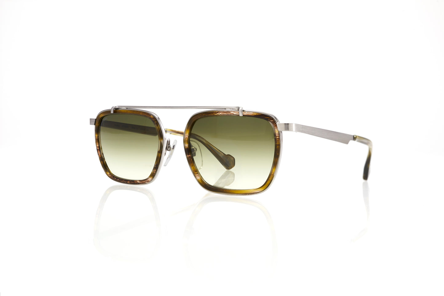 Olive Full Rim Square Sunglasses BENNY C3 KRS024
