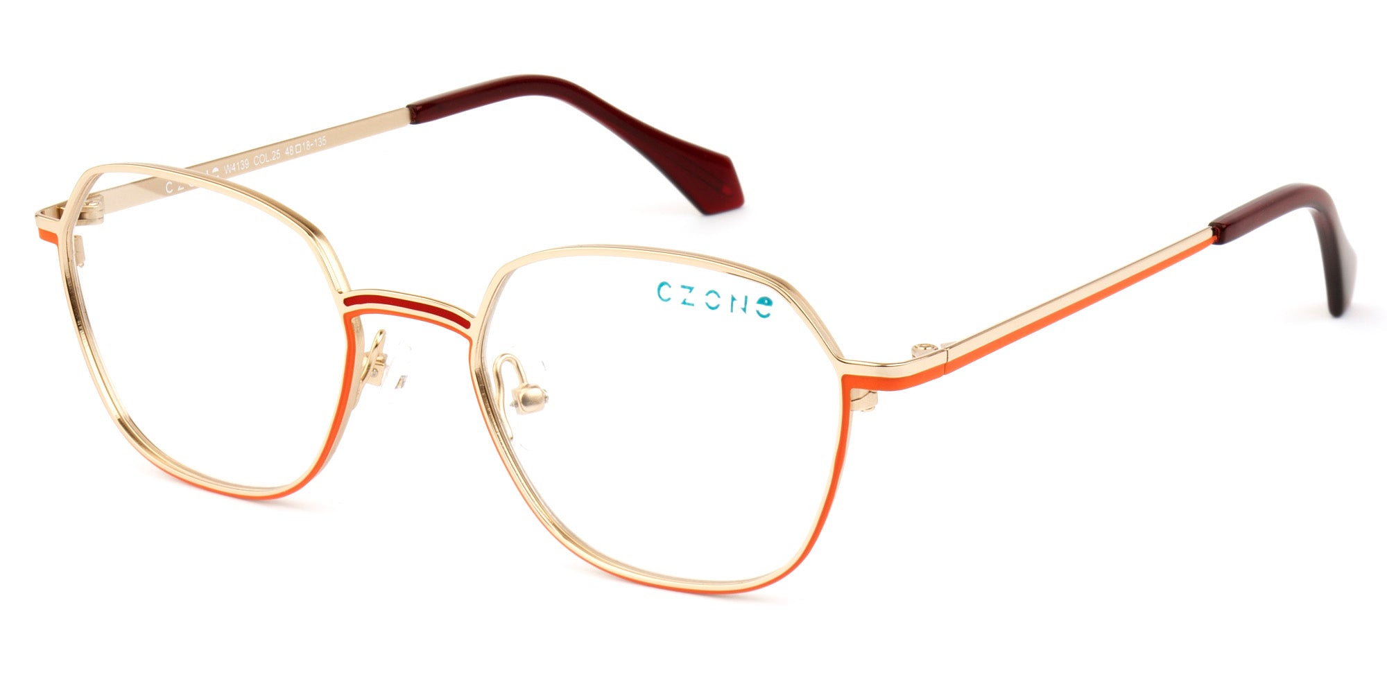 C-Zone Full Rim Round W4139 Eyeglasses