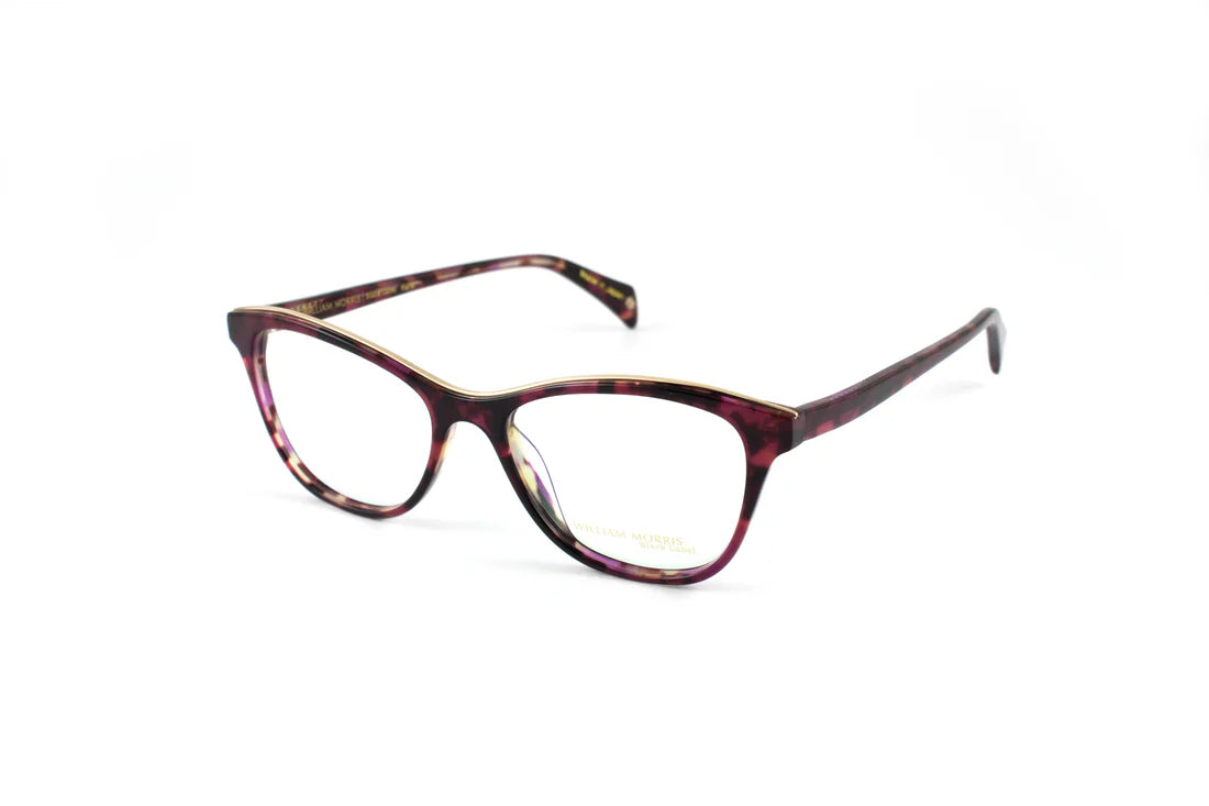 Plum Full Rim Rectangle Eyeglasses BLKATE