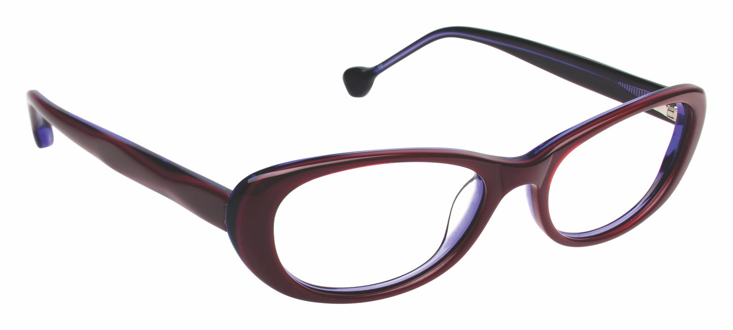 Transparent Full Rim Rectangle LL136 Eyeglasses