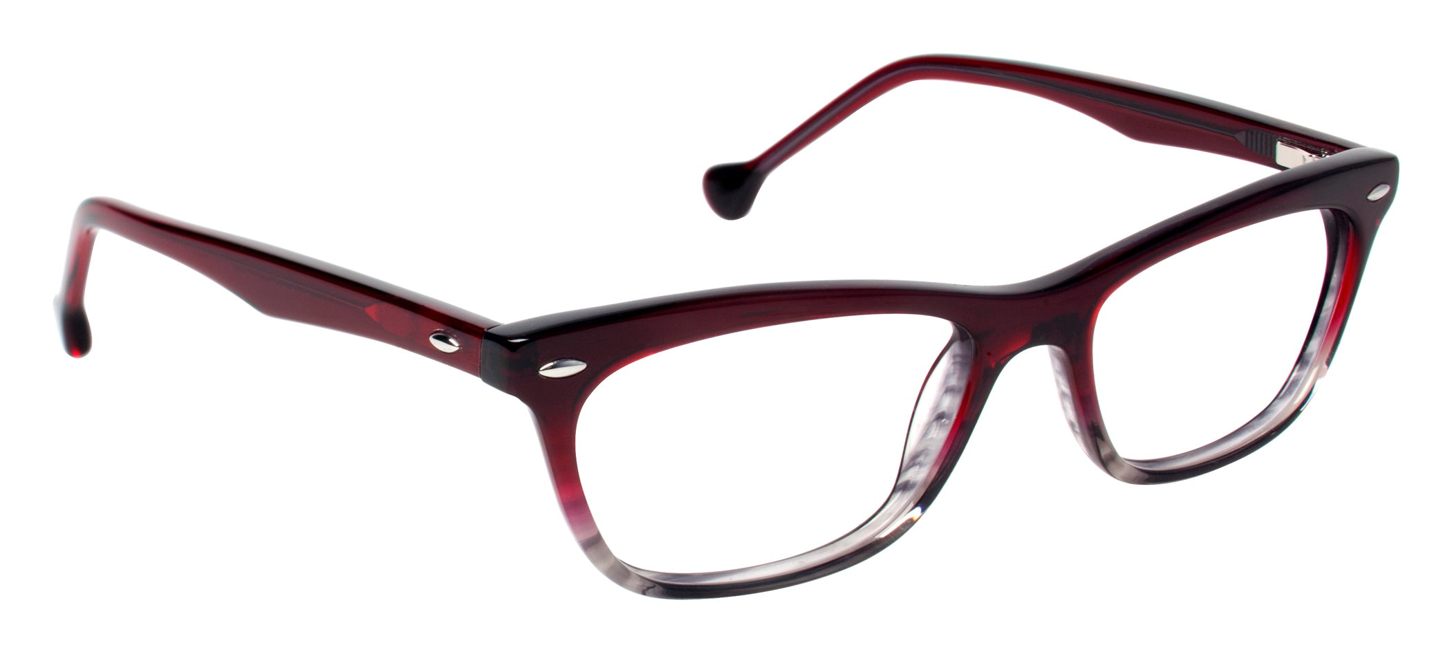 Stylish Transparent Full Rim Rectangle LL144 Eyeglasses